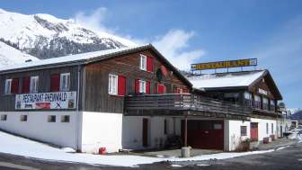 Das Restaurant Gasthaus Rheinwald in Nufenen