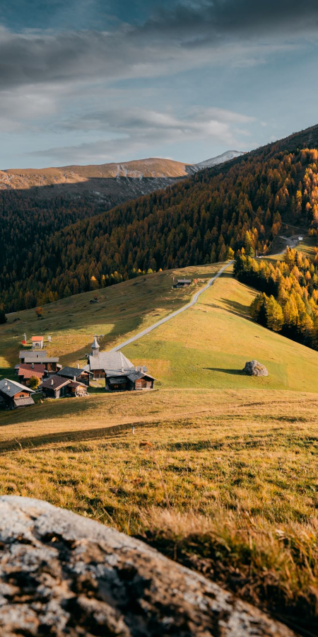 Obermutten im Herbst